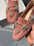 DOHA Hakiki Süet Pudra Loafer